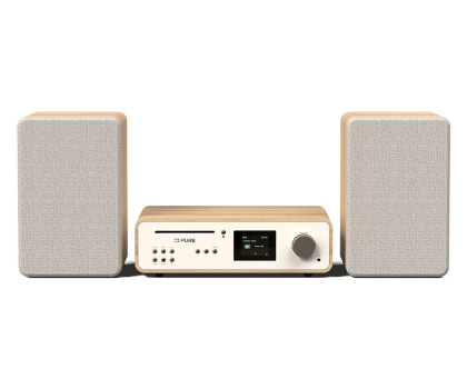 Mikro i mini wieża PURE Classic Stereo Cotton White/Oak EU/UK